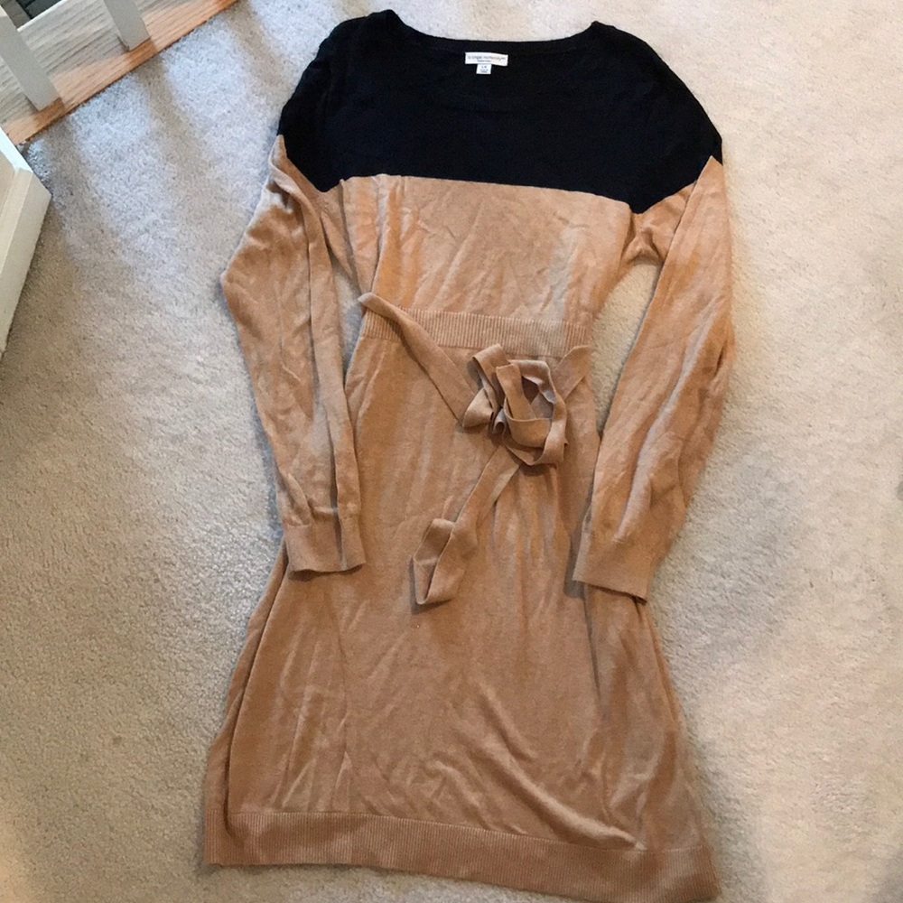 Maternity sweater dress